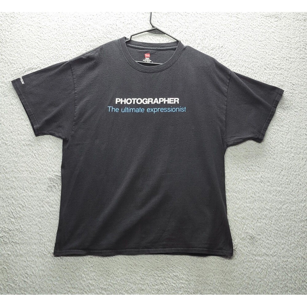 Hanes Men's Black Photographer Epson Graphic T-Shirt XL The Ultimate
